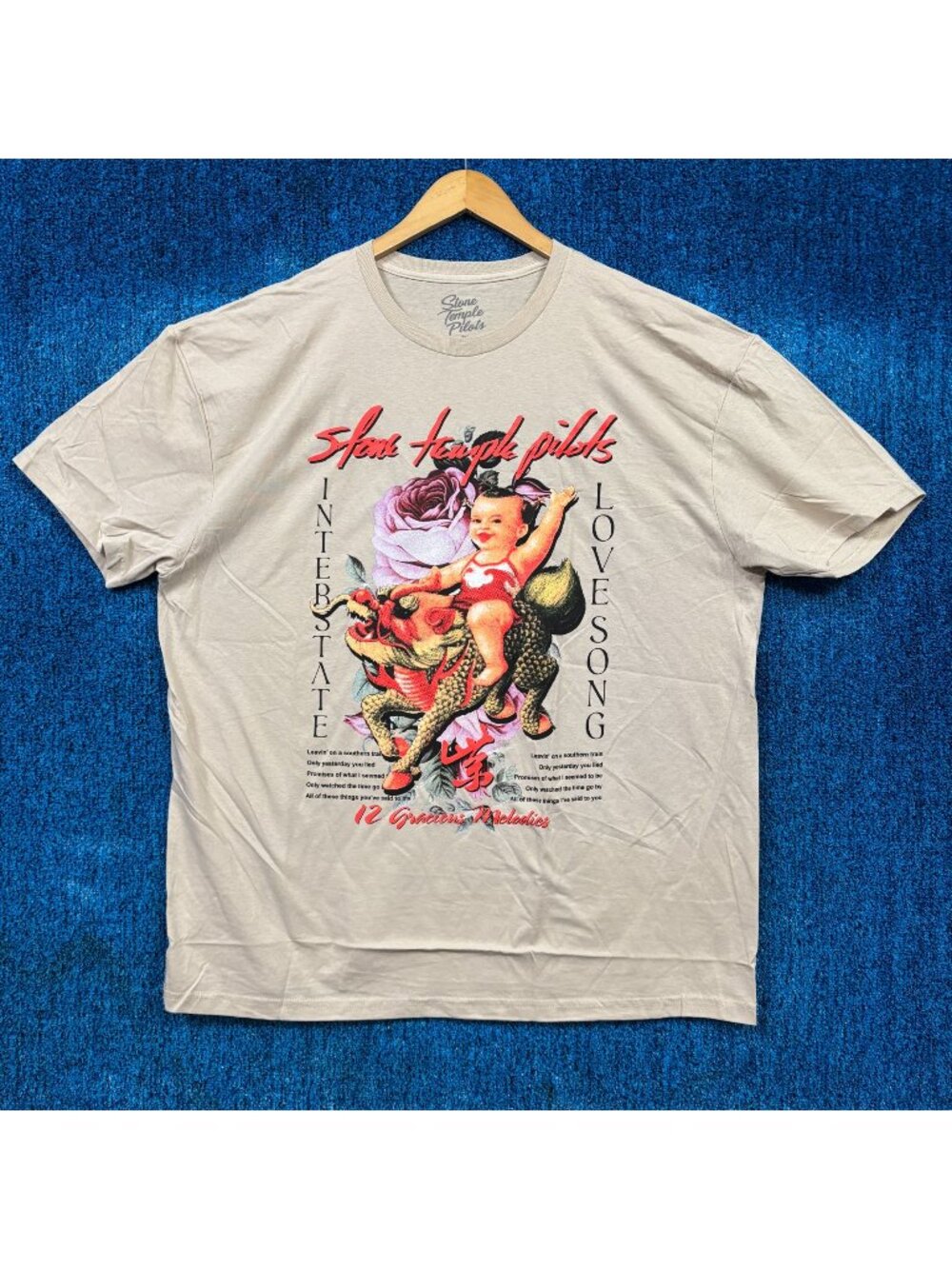Stone Temple Pilots Purple Album Cover Poster Band Tee 2XL